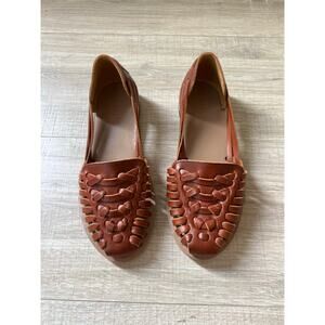 NEW Nisolo Brandy leather huaraches women’s